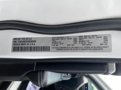 2022 Jeep Grand Cherokee L Limited 4x4