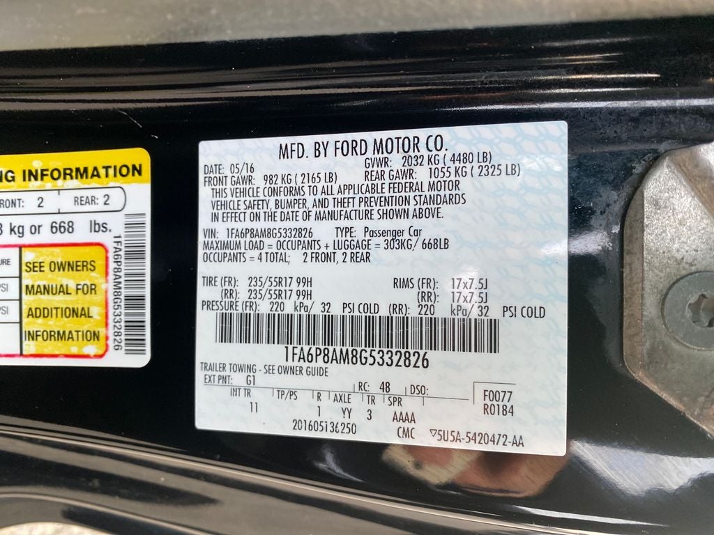 2016 Ford Mustang V6