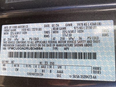 2024 Ford Escape Active