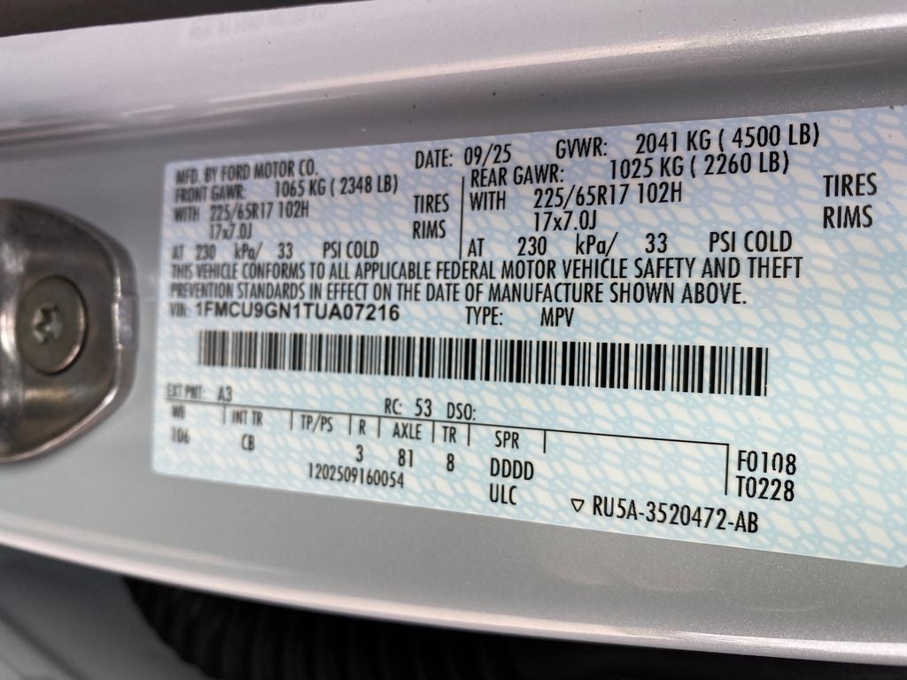 2026 Ford Escape Active