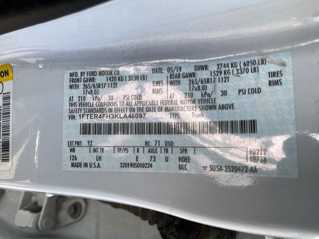 2019 Ford Ranger XLT