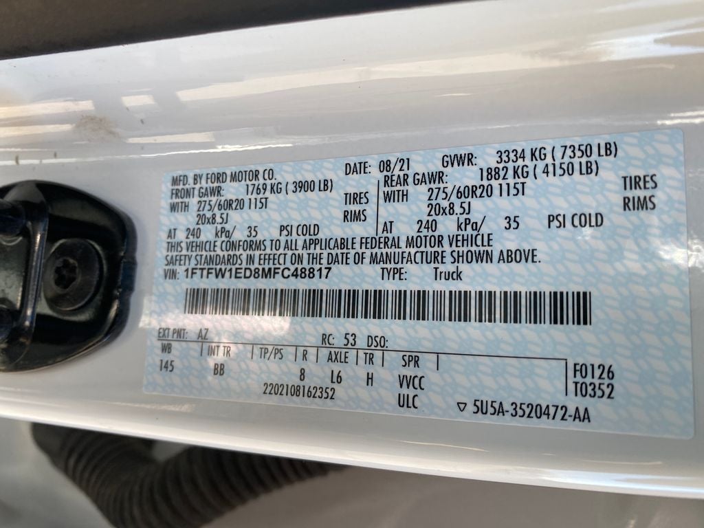 2021 Ford F-150 Platinum