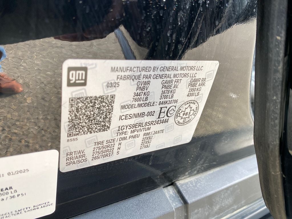 2025 Cadillac Escalade Sport