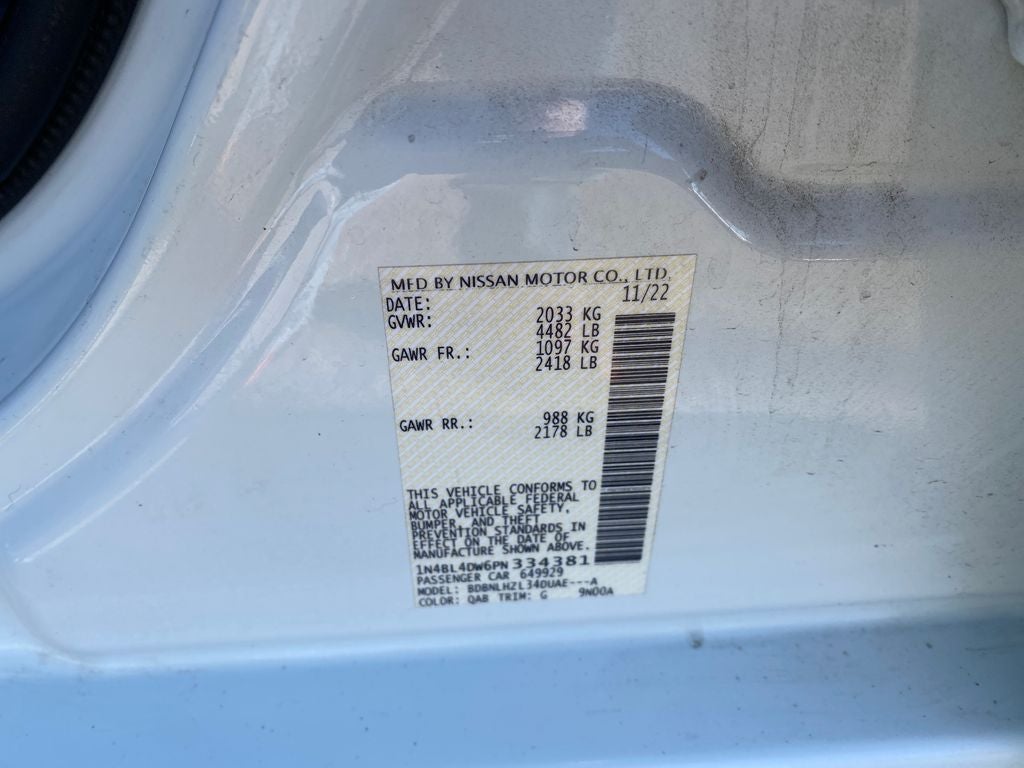 2023 Nissan Altima SV Intelligent AWD