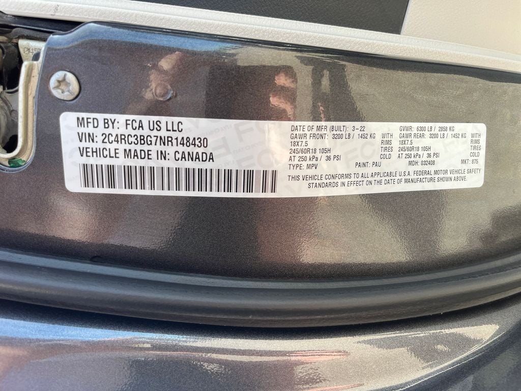 2022 Chrysler Pacifica Touring L AWD