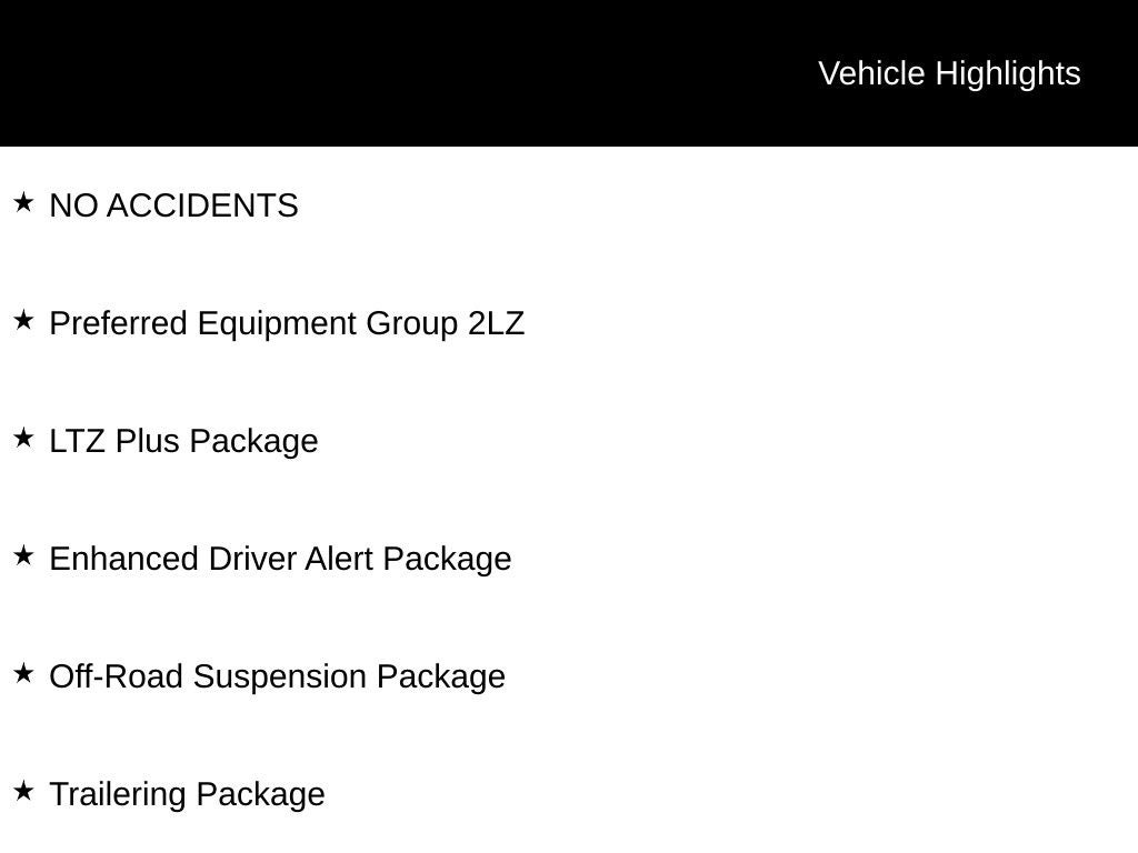 2016 Chevrolet Silverado 1500 2LZ