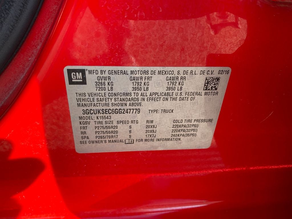 2016 Chevrolet Silverado 1500 2LZ