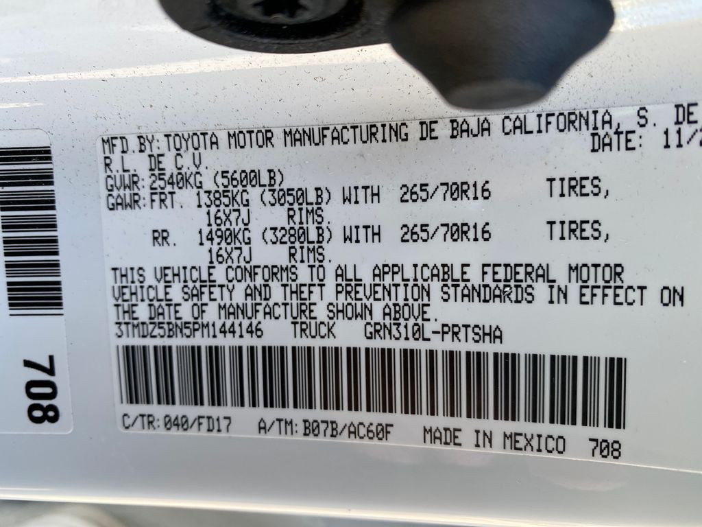 2023 Toyota Tacoma TRD Off Road