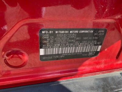 2019 Mitsubishi Outlander Sport 2.0 ES