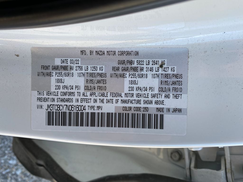 2022 Mazda Mazda CX-9 Touring