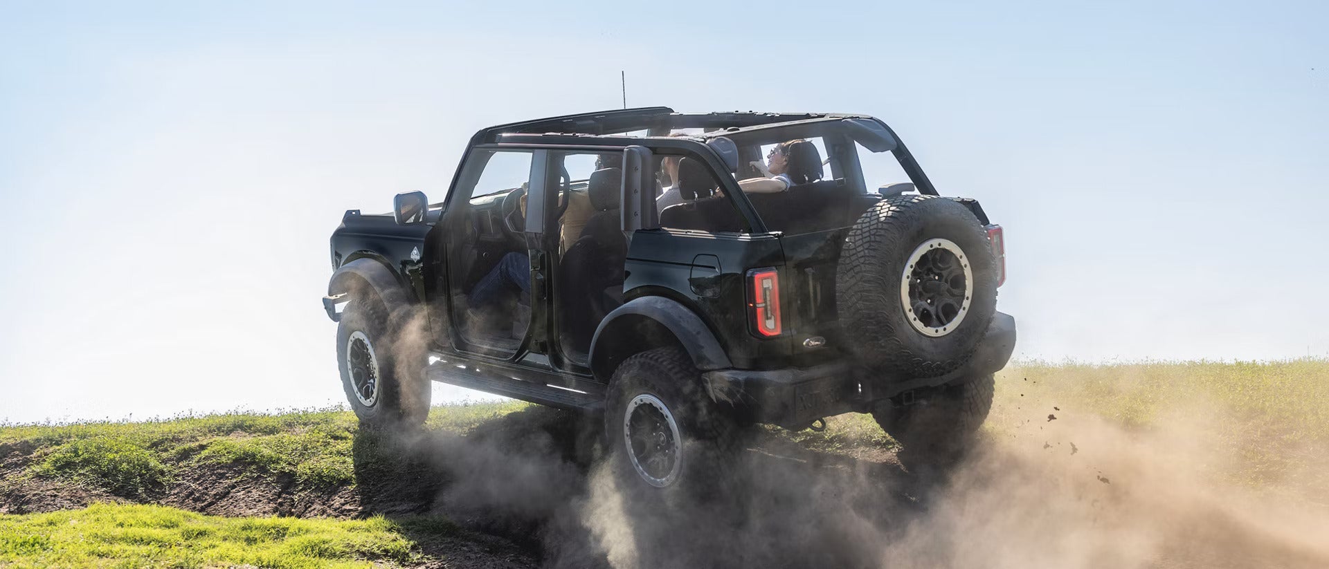 2026 Ford Bronco driving in the mountains