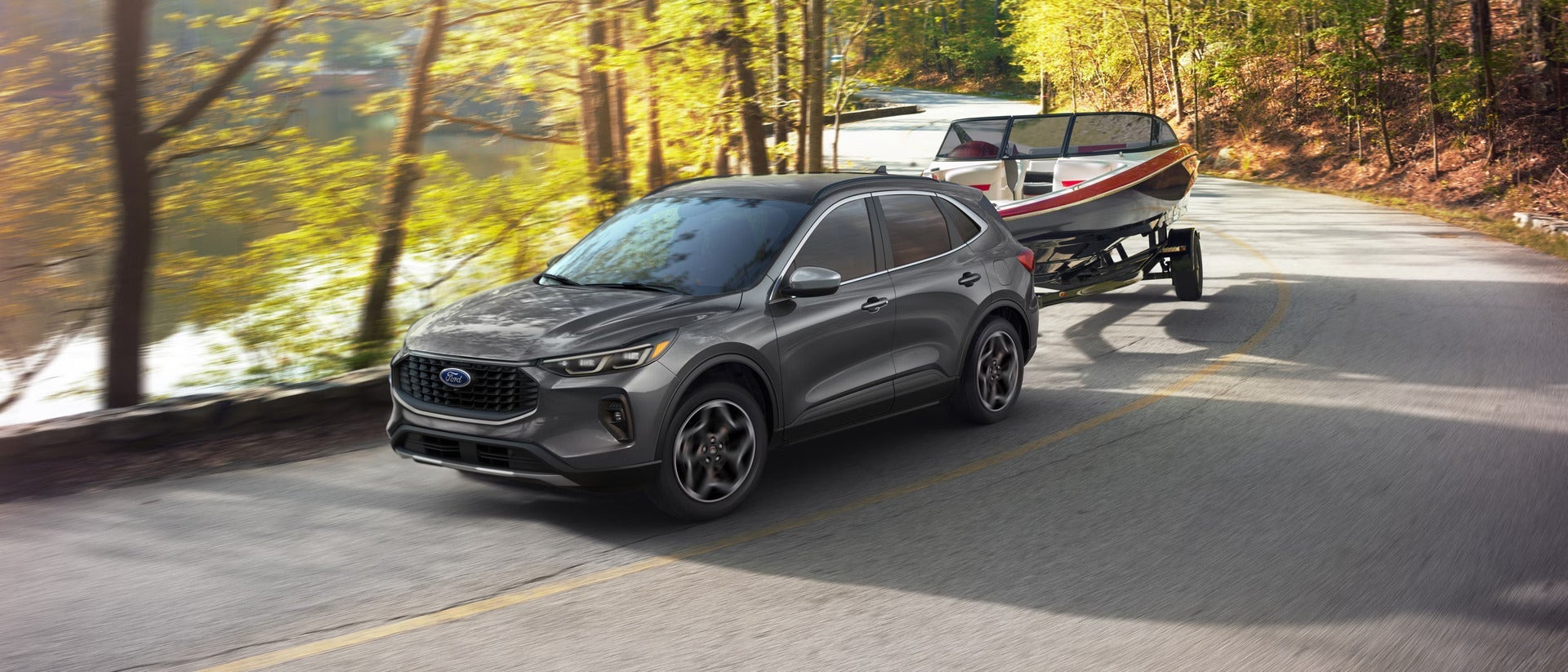 2026 Ford Escape pulling a boat