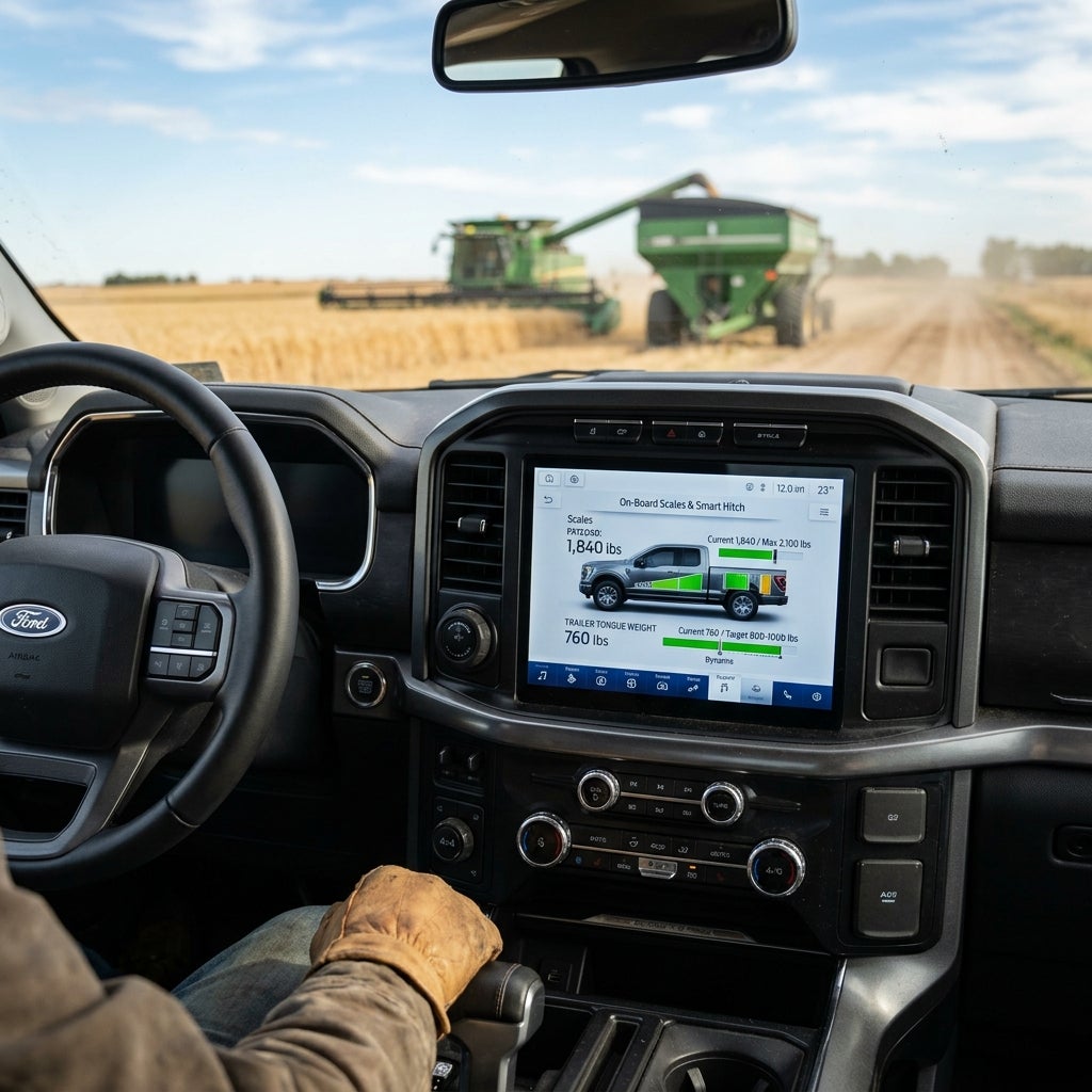 How Ford Smart Hitch and On-Board Scales Keep Kansas Farm Operations Compliant and Safe