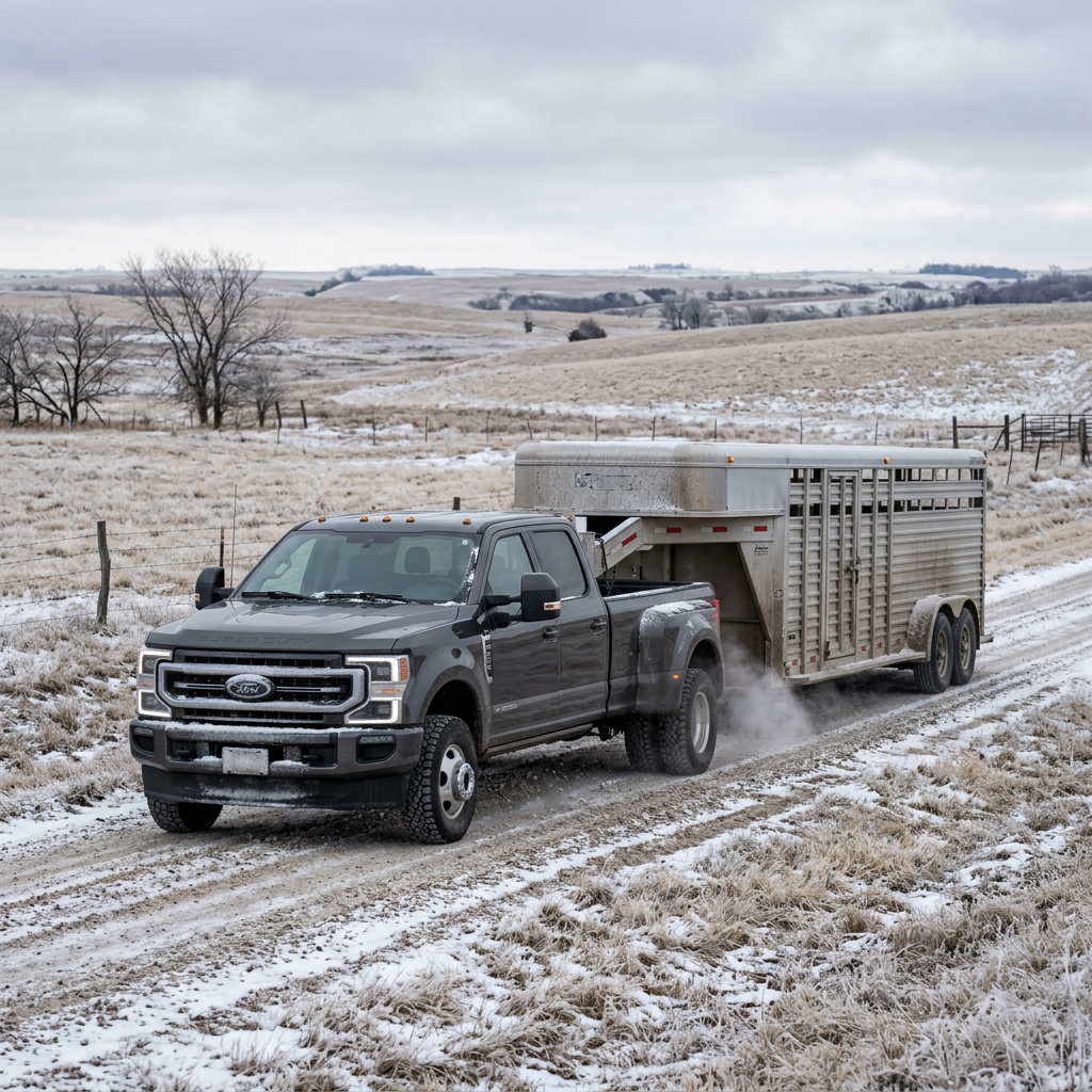 Essential Kansas Winter Freeze Preparation and Agricultural Towing Guide for Ford Super Duty